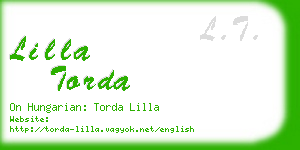 lilla torda business card